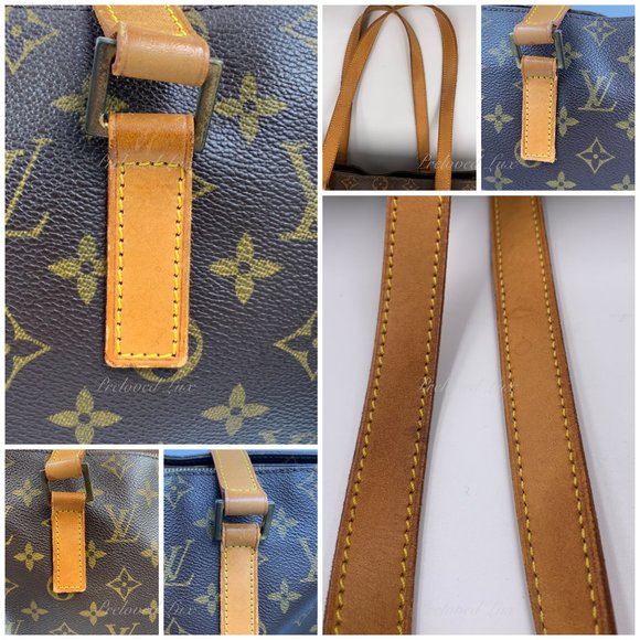 Authentic LOUIS VUITTON Monogram Cabas Mezzo Tote Shoulder Bag - Picture 14 of 16